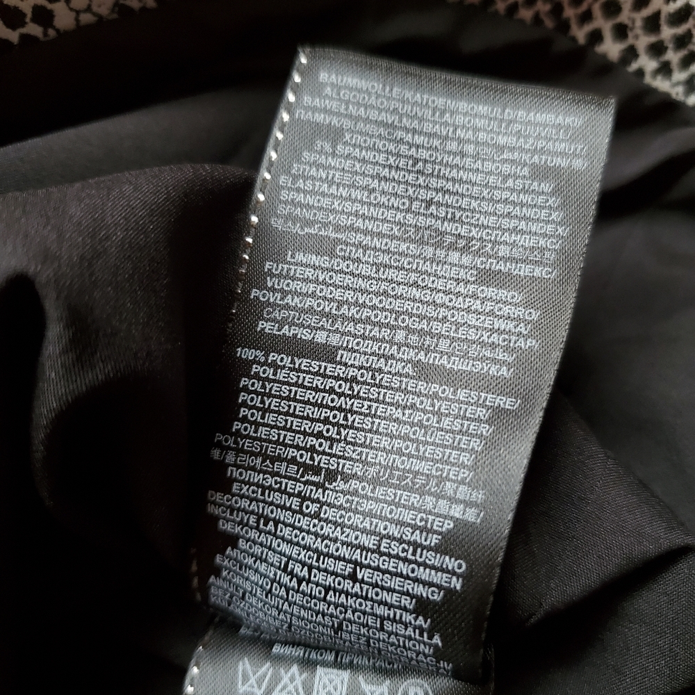 Guess Snakeskin Strapless Python Tulip Dress Size… - image 8